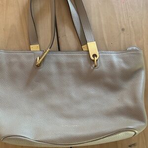 Marc Jacob’s Taupe Leather Tote Bag